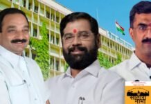 एकनाथ शिंदें मंत्री देसाई व मकरंद पाटील यांच्यात बैठक संपन्न यांची झाली 1 तास चर्चा* 👇🏻