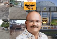 पेढ्याच्या भैरोबा यात्रा मार्गावरील रस्त्याचे पॅचिंगचे काम पूर्ण