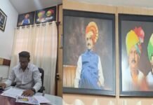 सातारा पालिकेत नामदार शंभुराज देसाईंचा फोटो