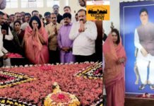 राजमाता कल्पनाराजे भोसले यांची गोपीनाथ गडावर भावपूर्ण भेट