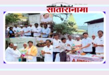 अजितदादांच्या स्मरणार्थ कुसवडे येथे शालेय साहित्य वाटप