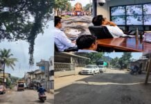 गणरायाचे आगमन, रस्त्यांवर खड्ड्यांचे साम्राज्य; भाजपच्या सातारा पालिकेचे ‘हिंदुत्व’ कुठे?